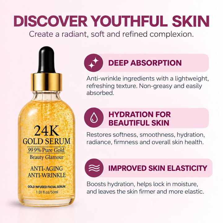 24K Gold Facial Serum